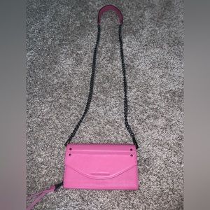 Aimee Kestenberg Delancey Leather Chain Wallet Crossbody